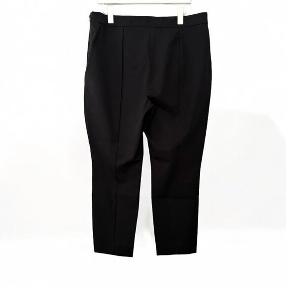 Everlane side zip black stretch cotton pants size 16 - Picture 3 of 8